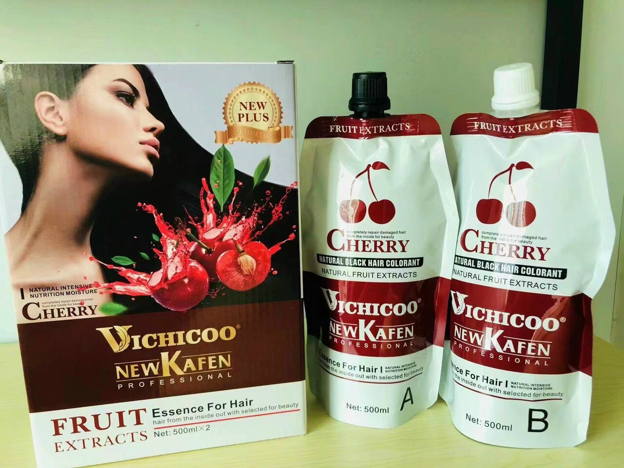 [CHÍNH HÃNG] Thuốc nhuộm đen New Kafen cao cấp không dính da đầu 500ML