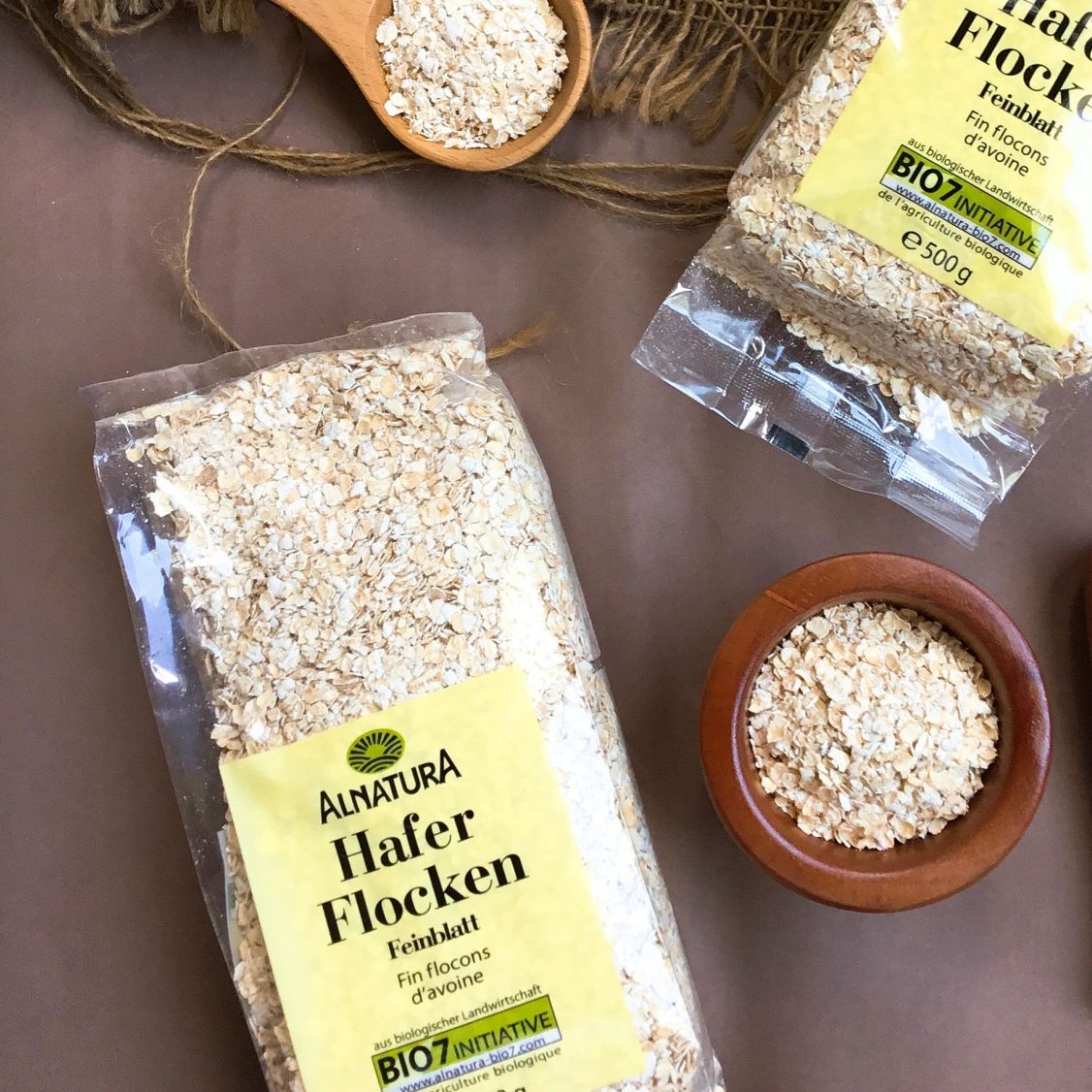 Sỉ 5KG Yến mạch cán mỏng vỡ Hafer Flocken nguyên chất 5 phút ăn liền - CÁN VỠ