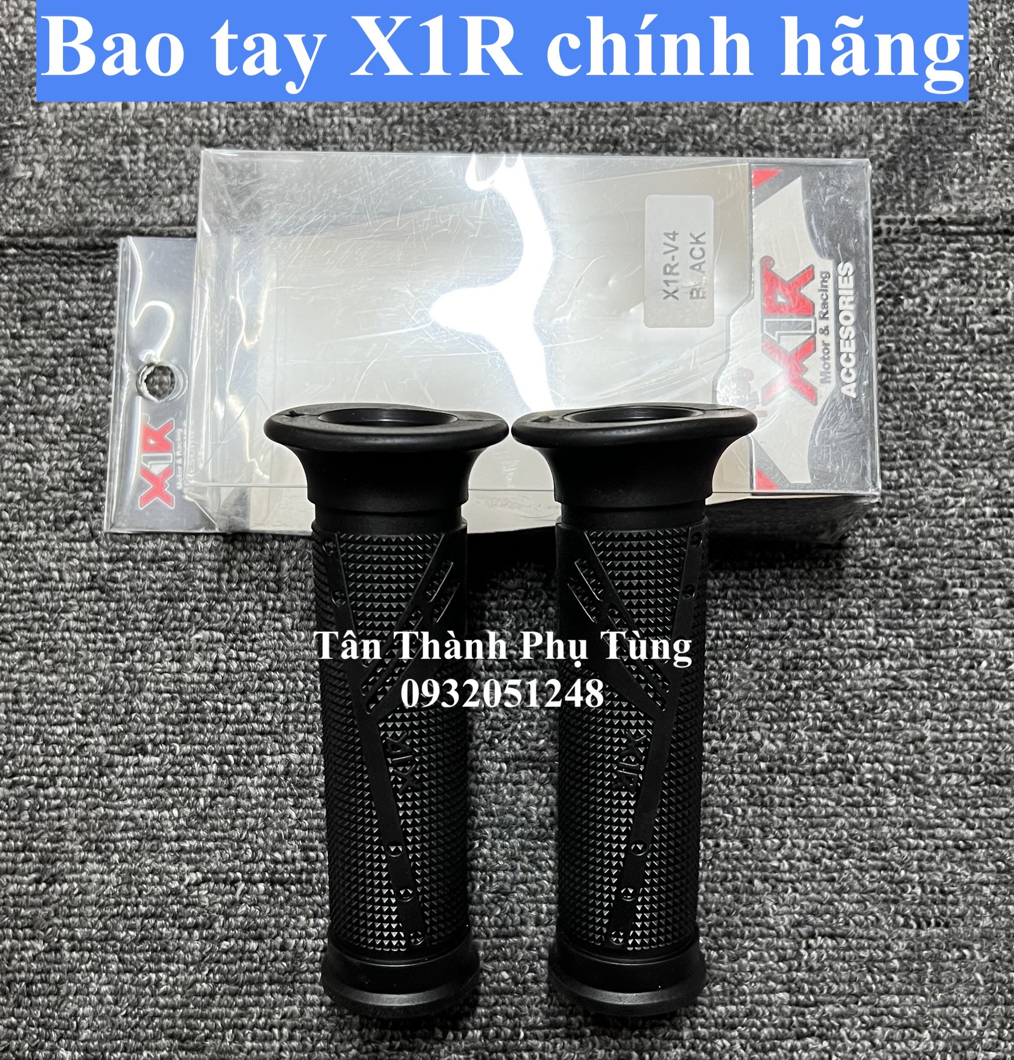 Bao tay X1R chính hãng màu đen-1 cặp