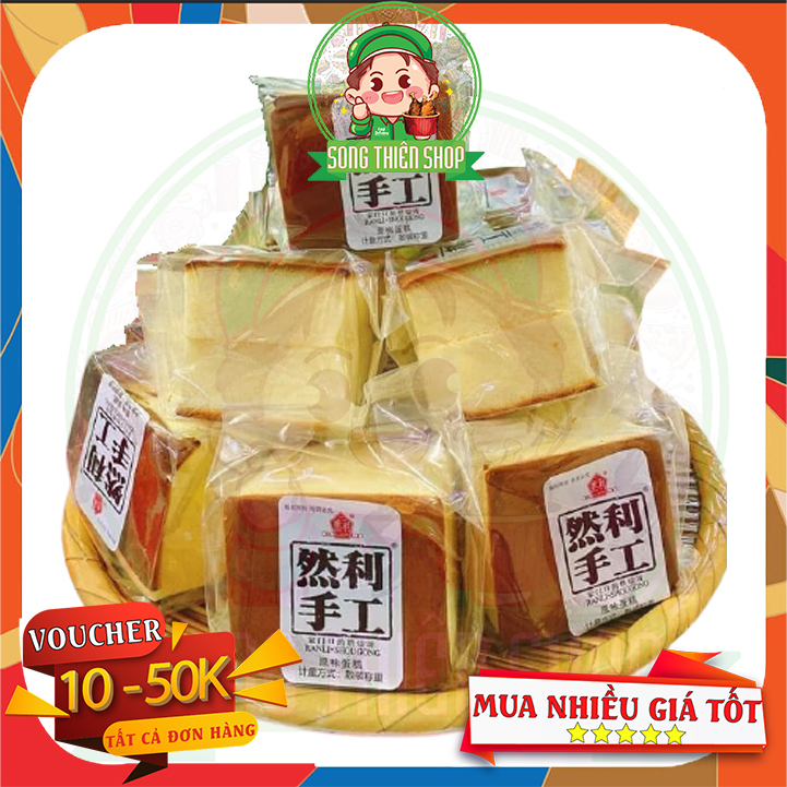 Combo 20 bánh bông lan mông to shougong - ăn vặt song thiên
