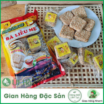 Bánh Khô Mè Bà Liễu Mẹ Gói 250gr Đặc Sản Đà Nẵng Bánh Xốp Giòn Ngon - Út Hà Đặc Sản