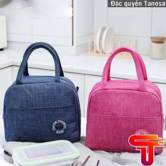 TANASA Túi giữ nhiệt HÌNH GẤU có khóa kéo chắc chắn ,tiện lợi (22x13x19cm)