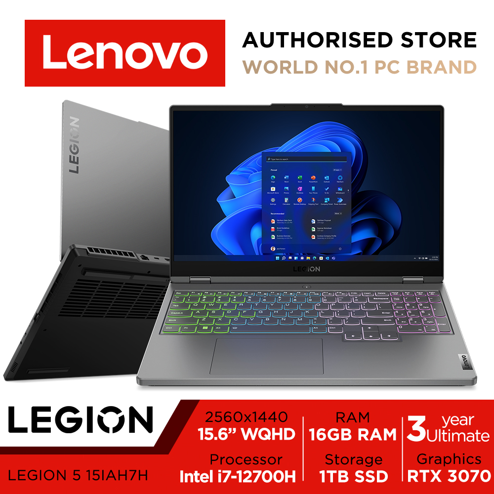 Lenovo Legion 5 15IAH7H Intel Core i7-12700H/16GB/512GB SSD/RTX 3070/15.6