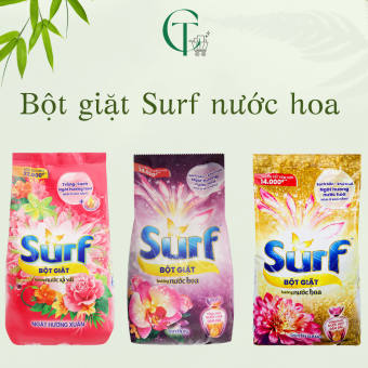 Bột giặt Surf nước hoa trắng sạch ngát hương 5,3Kg / 5,5Kg
