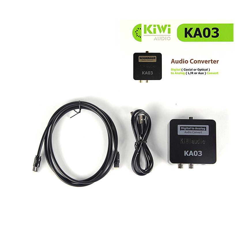 Bộ chuyển quang kiwi KA03 - Chuyển đổi tín hiệu Optical sang AV