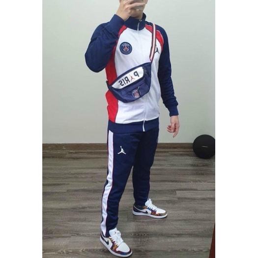 Bộ Nỉ Thu Đông Thể Thao Nam Psg Pha Màu Cực Chất