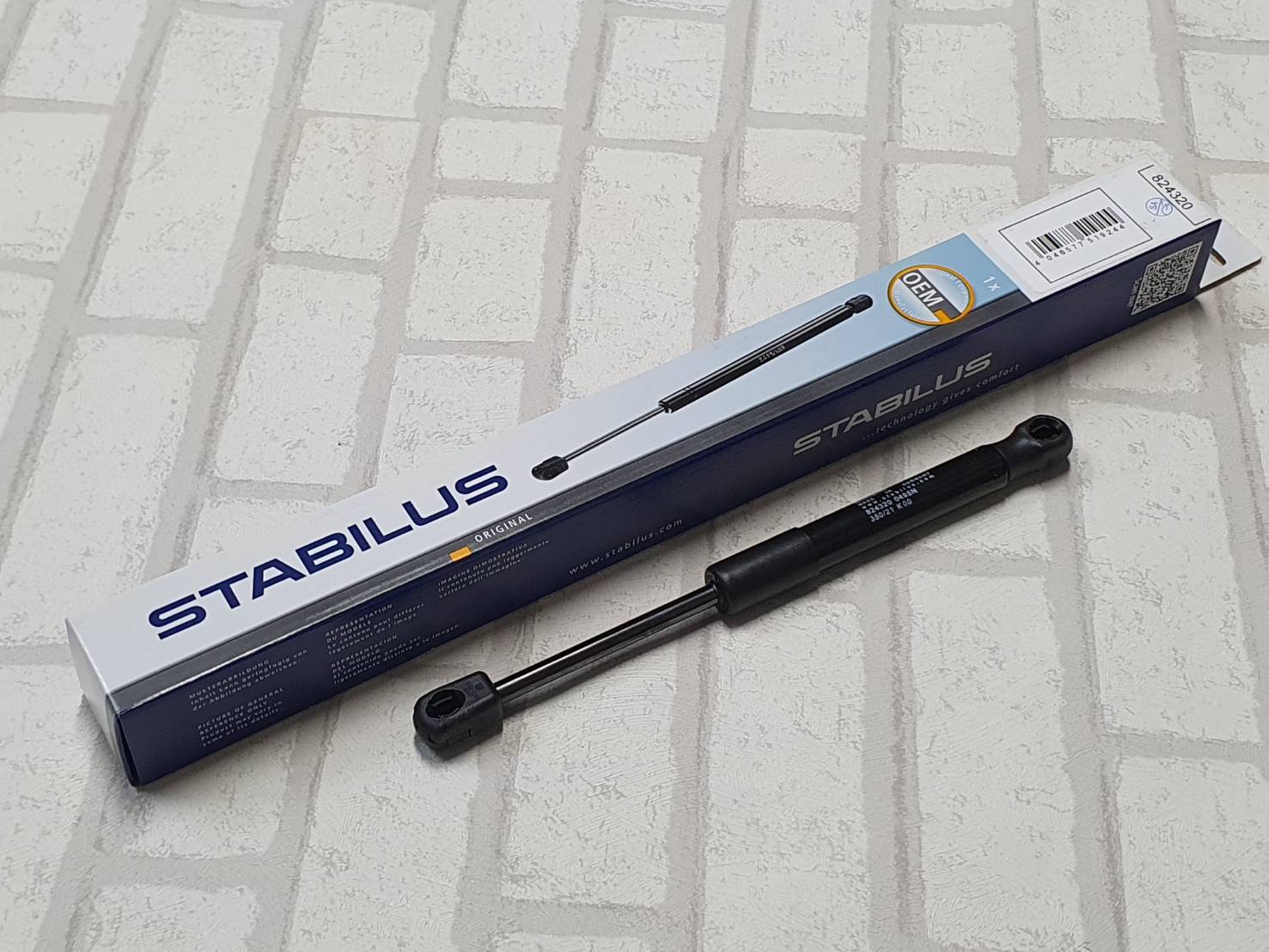 Trunk Lid Shock / Tailgate Shock (1 Side) Mazda 2 De (2007 - 2015) 4-Door All Models Gas Spring Boot Stabilus 824320 / Stabilus824320 ราคา 827 บาท*ส่งฟรี