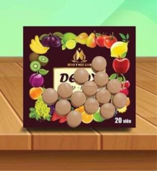 30 viên detox x3 không hộp (detox thải mỡ ban đêm)