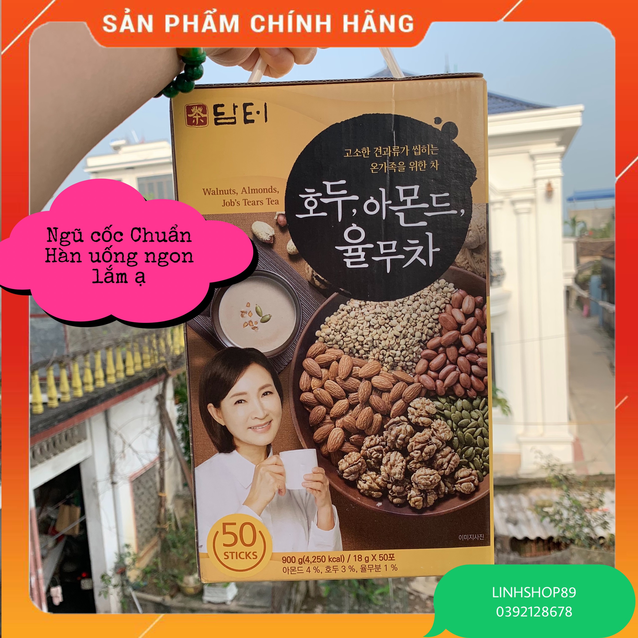 Ngũ cốc hàn quốc chính hãng hộp 50 gói ls25 linhshop89