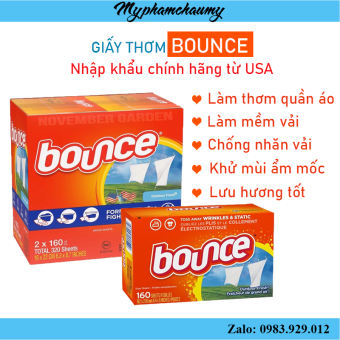 Giấy thơm quần áo Bounce Mỹ