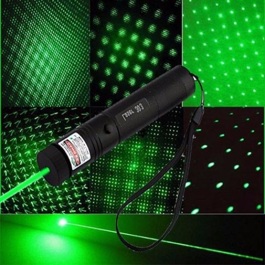 Đèn Pin Laser 303 Tia Xanh, Đỏ Siêu Sáng Cao Cấp Chiếu Cực Xa