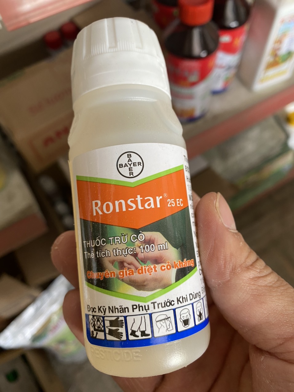 Thuốc trừ cỏ Ronstar 25EC chai 100ml