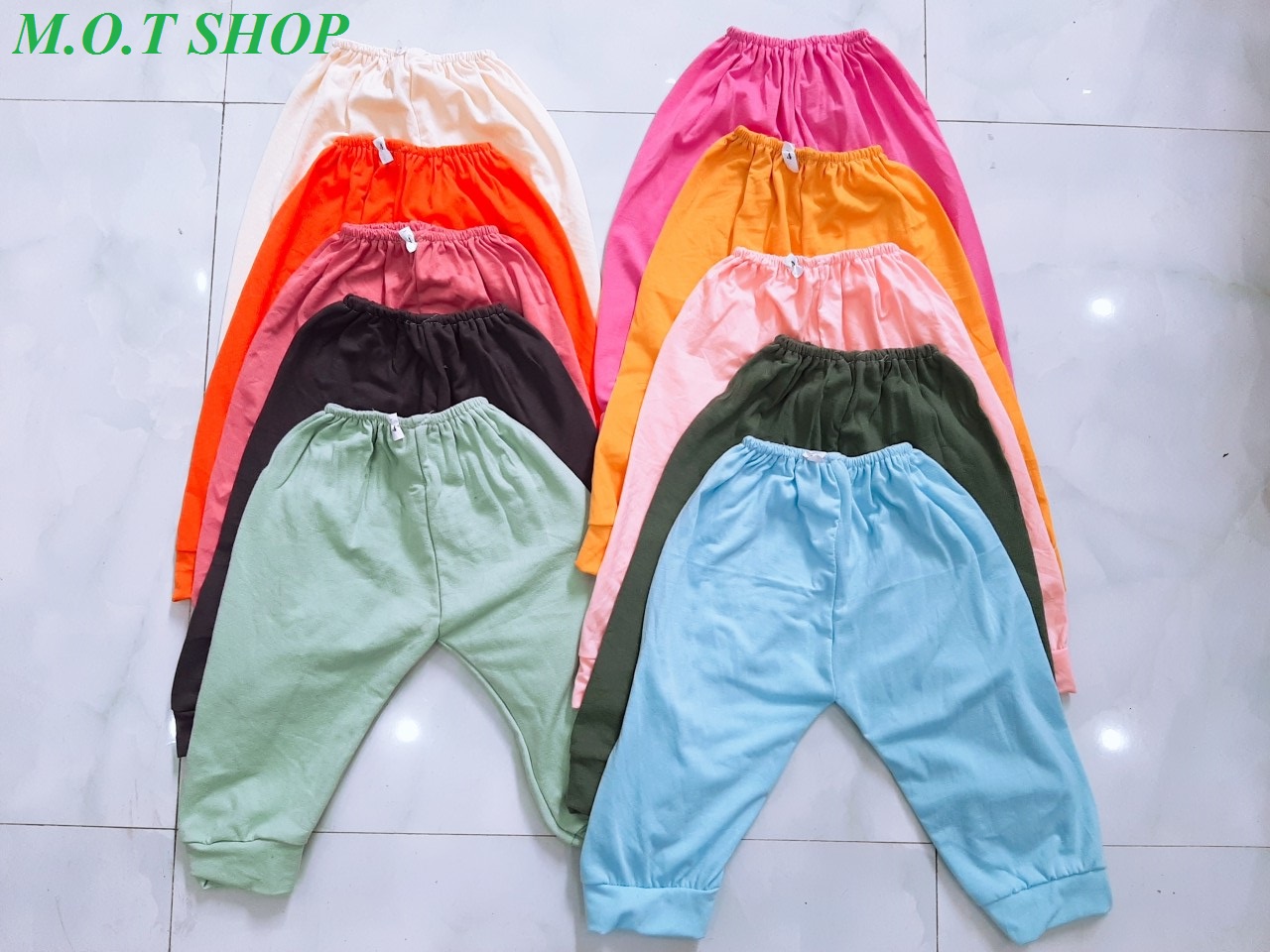 Sét 10 quần dài cho bé trai và bé gái từ 4-14kg