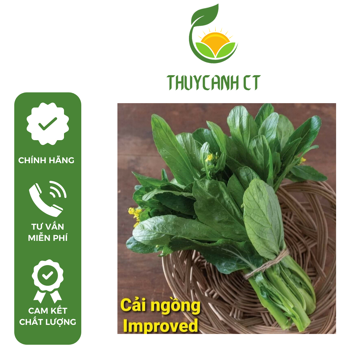Hạt giống Mỹ cải ngồng Improved dễ trồng chịu nhiệt hãng Johnny’s Seeds