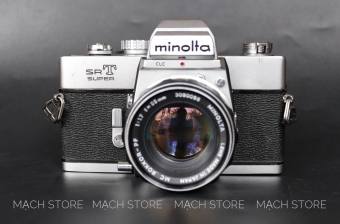 MÁY ẢNH FILM MINOLTA SRT SUPER + LENS MINOLTA MC ROKKOR-PF 55MM F1.7