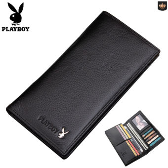 Playboy Ví Da Thật Phong Cách Dài Mới Hot Cho Nam Ví Thiết Kế Dài Hoặc Ngắn Cho Nam Ví Gấp 2 Cho Nam Ví Đựng Tiền Xu Ví Đựng Tiền Mỏng Chất Lượng Cao