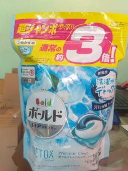 Viên Giặt 4D Gel Bold Khử Khuẩn 4 in 1 Nội Địa Nhật (Mẫu Mới)