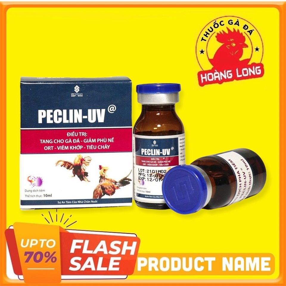 SPECLIN - UV chuyên tang, giảm phù nề cho gà đá