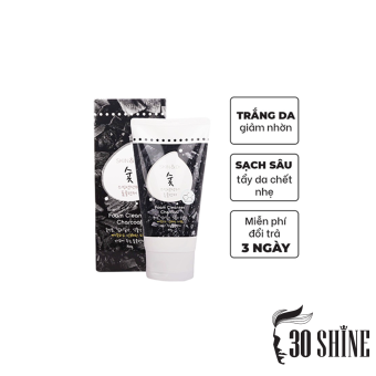 30SHINE Sữa rửa mặt cho nam Skin&Dr Than Hoạt Tính 100g - Trắng da, Dưỡng ẩm, Sạch sâu, Kiềm dầu