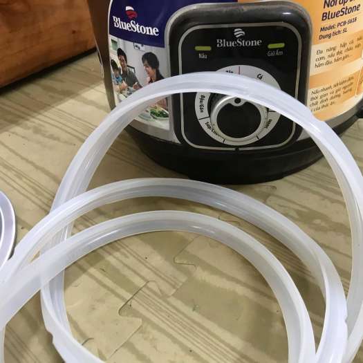 Bộ vung nhôm có Gioăng nồi áp suất đa năng Bluestone 24cm và 22cm