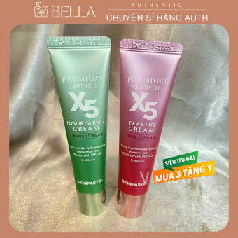 Kem Trẻ Hoá Da Skinpastel Premium Retinol X5 Elastin Cream / Premium Peptide X5 Nourishing Cream (30ml) chống lão hoá làm trắng da