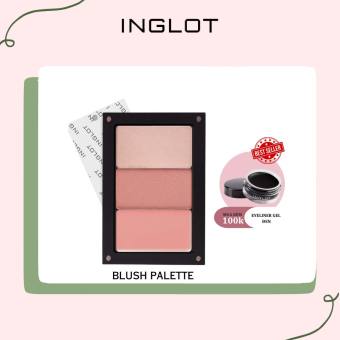 Bảng má hồng 3 ô gồm 2 Má hồng + Phấn tạo khối HD Highlighter INGLOT