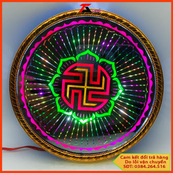 Hào quan sen hình chữ Vạn, hào quang phật giáo, Hào quang phật Như Lai Phật Tổ, Ba Vị Thánh, quan phật quan âm