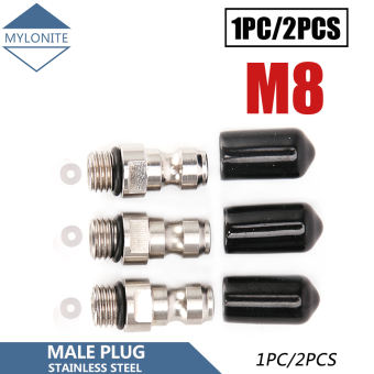 Khớp Nối Khí Nén Nhanh PCP, Phích Cắm Đực 8Mm M8x1 M10x1 Với Bộ Chuyển Đổi Nạp Khớp Nối Nhanh Ngắt Kết Nối Nhanh Dày Phụ Kiện Phích Cắm Pcp