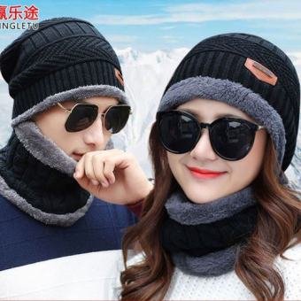 Set mũ len cho Nam và Nữ kèm theo khăn quàng cổ mang phong cách Hàn Quốc