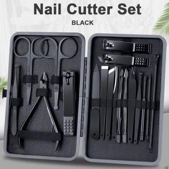 WAFFLE Bền Di động Đồ dùng chăm sóc móng tay Muỗng tai Kềm cắt da Máy cắt móng tay Thép không gỉ Bộ làm móng tay Bộ cắt móng tay Bộ kềm cắt móng tay Bộ đồ làm móng chân