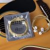 KAWES Brass Hexagonal Steel Core Guitar Strings Set