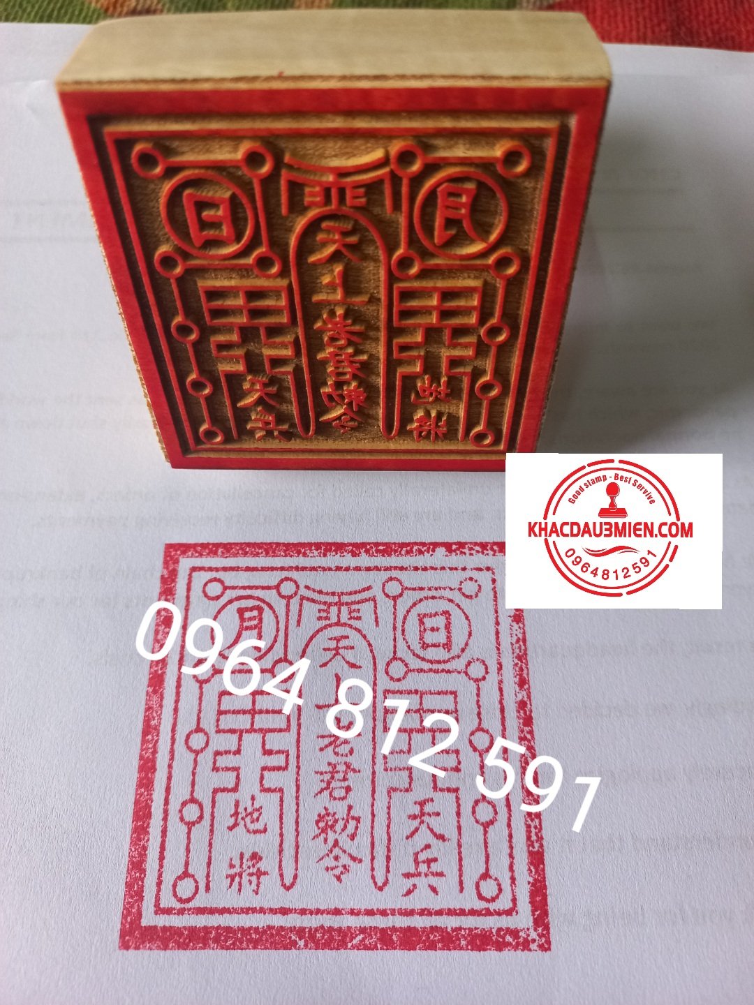 Ấn triện thái thượng lão quân, con dấu thái thượng lão quân sản phẩm thủ công bền đẹp,sắc nét
