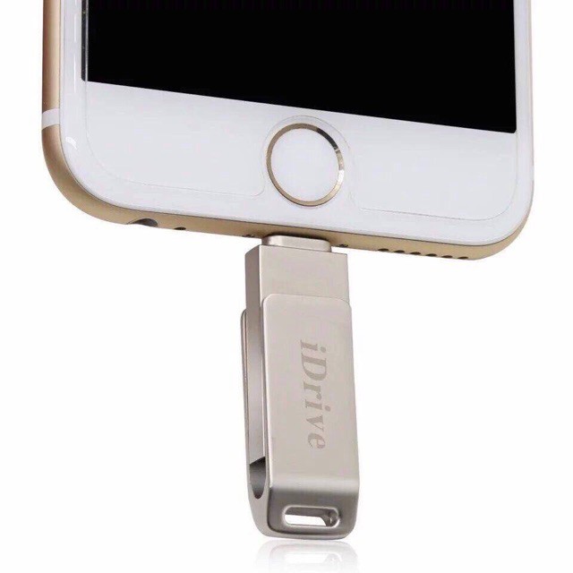 ภาพประกอบของ iDrive แฟลชไดรฟ์เก็บข้อมูลสำหรับ iPhone/ iPad/ Android USB3.0 แถมฟรี หัวต่อ OTG Type-C