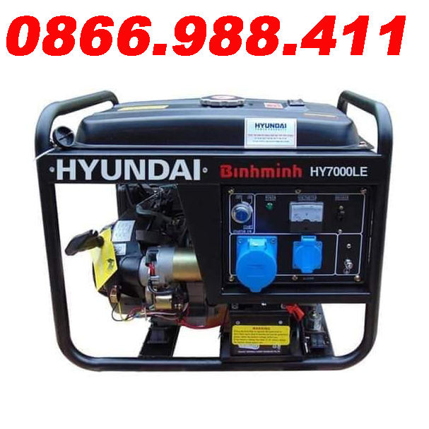 Máy phát điện chạy xăng 5.0kva-5.5kva hyundai hy7000le