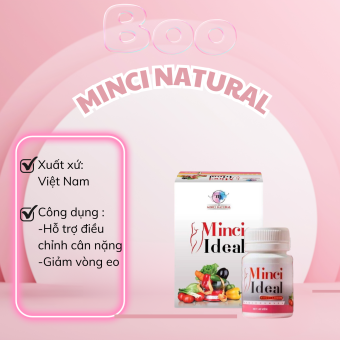 Hỗ Trợ Giảm Cân Minci Ideal - Viên Uống Hỗ Trợ Giảm Cân 40 Viên