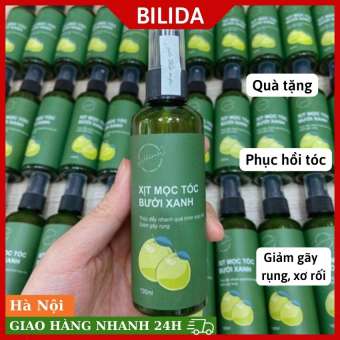Xịt mọc tóc gốc thảo mộc bưởi xanh thiên nhiên 100ML - BILIDA