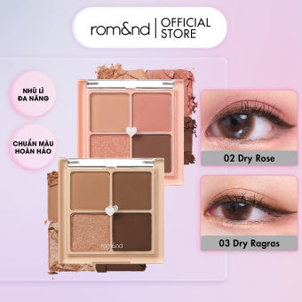 Bảng màu mắt lấp lánh 4 ô Hàn Quốc Romand Better Than Eyes 6.5g