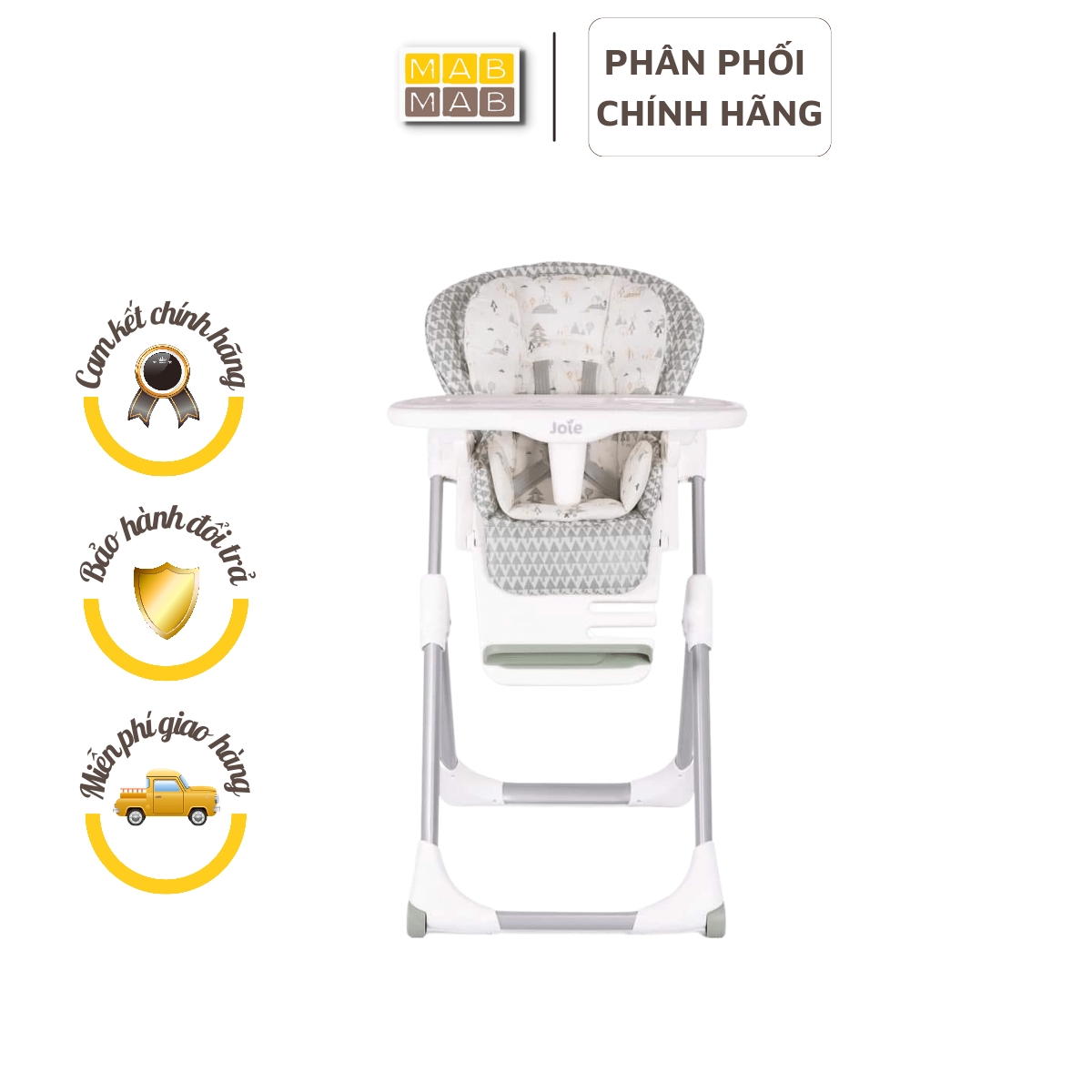Ghế ăn trẻ em Joie Mimzy 2in1 dành cho bé từ 6 tháng đến 15kg - Hàng chính hãng bảo hành 1 năm