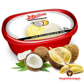 Kem hộp Merino sầu riêng sữa dừa 900ML