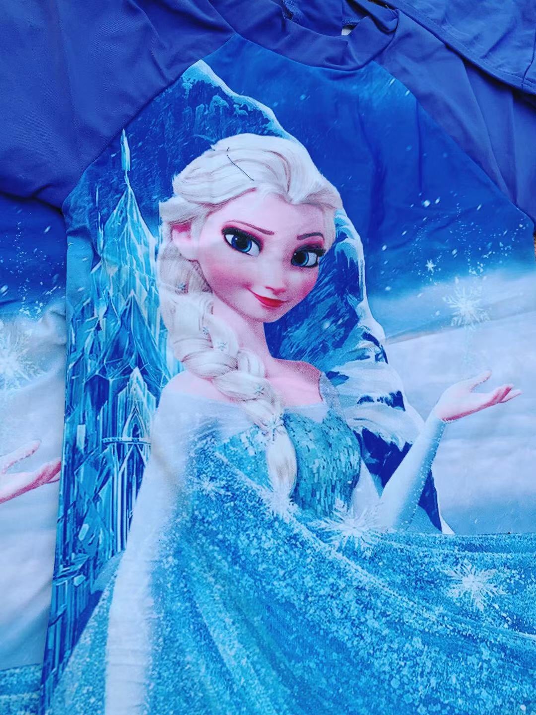 Bộ bơi liền Elsa size 3-7y