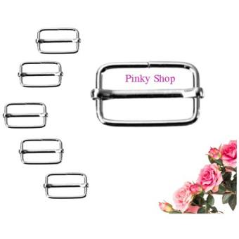 Khoen tăng giảm chữ nhật 1.5cm [Rẻ vô địch] màu bạc tăng giảm dây đeo túi xách balô