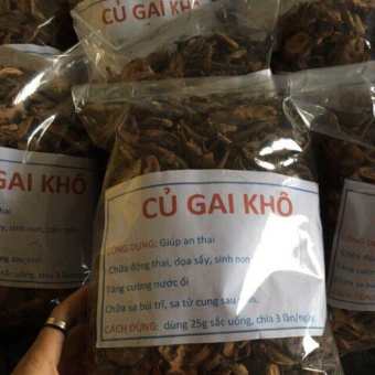 1kg củ gai khô dưỡng thai an thai cho bà bầu rất tốt.