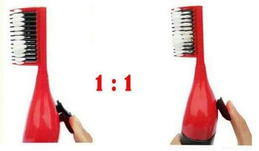 Bộ lược nhuộm tóc thông minh MY Tejing ALIANG và lõi thay thế thuốc nhuộm (Đen)