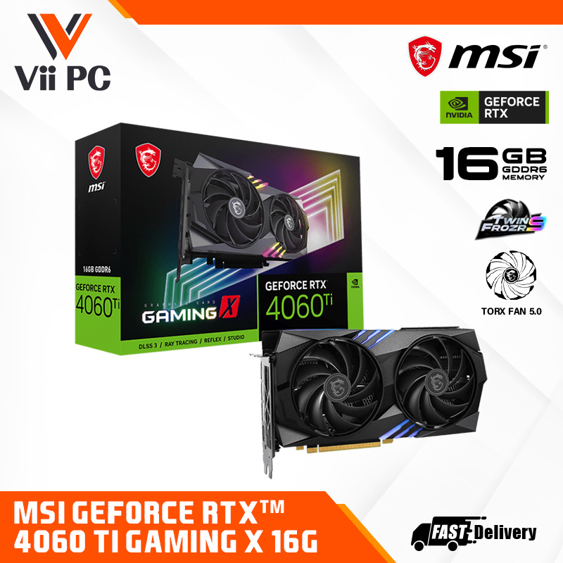 Nvidia Rtx 4060 Ti 16Gb - Msi Gaming X Slim Graphics Card | Lazada