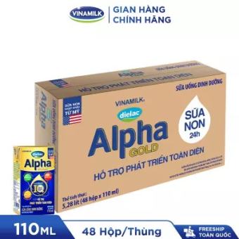 Sữa pha sẵn Alpha 110ml thùng 48 hộp
