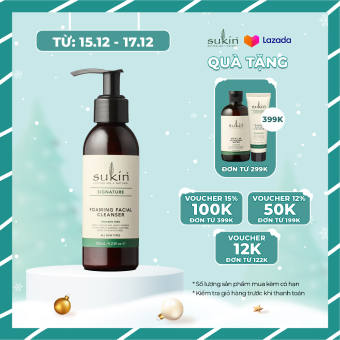 Sữa Rửa Mặt Tạo Bọt Sukin Signature Foaming Facial Cleanser 125ml