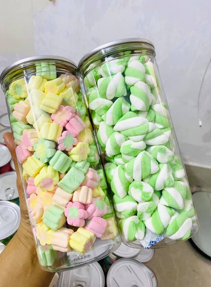 Combo 500g Kẹo Xốp Marshmallows Hương Vanilla, Kẹo Dẻo Trang Trí Bánh Kem, Bánh Sinh Nhật vô cùng hấp dẫn mà lại đơn giản