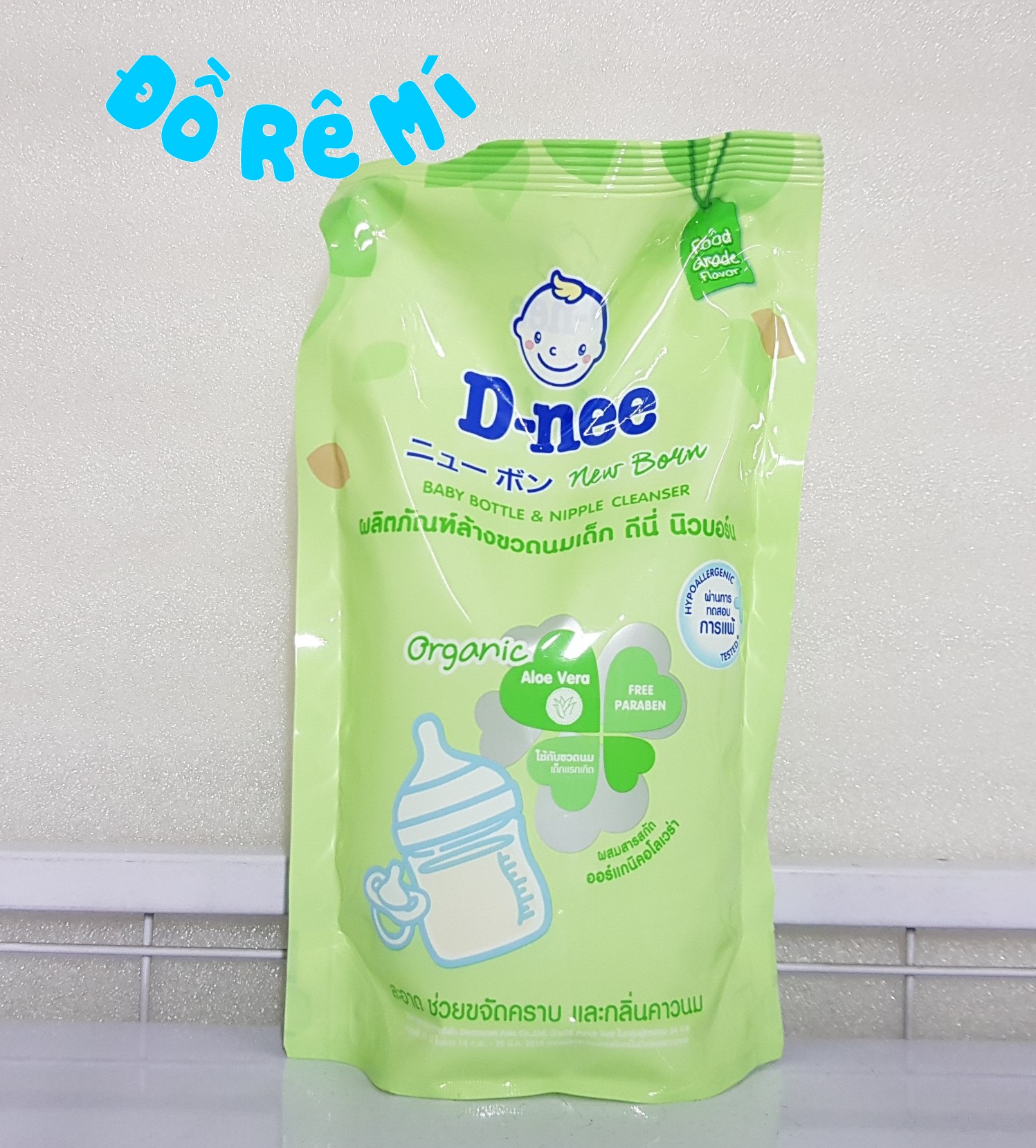 Nước rửa bình sữa Dnee bịch 600ml Thái Lan