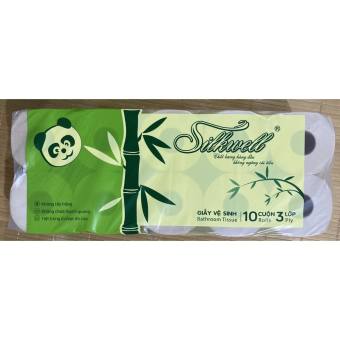 Giấy vệ sinh gấu trúc SILKWELL 3 lớp dai và mịn tốt hơn BLESSYOU, PULPPY, ELENE