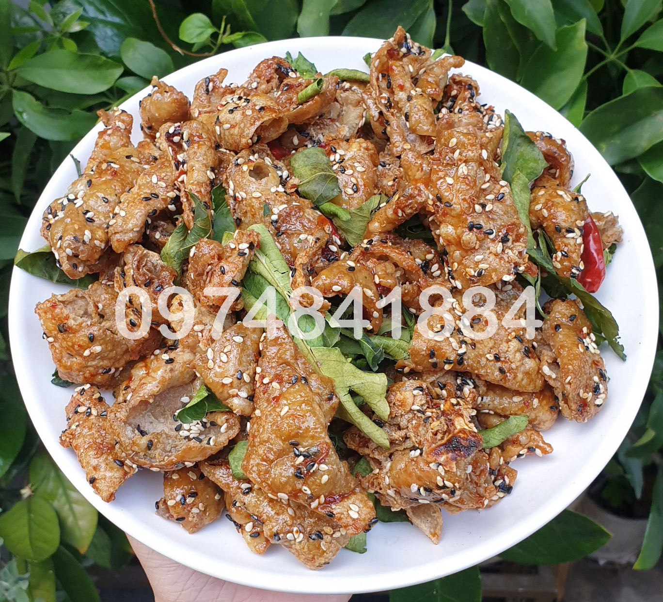 Da Gà Sấy Giòn Sốt Chanh Dây 1kg/ 500g/ 250g - đồ ăn vặt